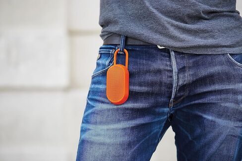 Lexon MINO T Portable Bluetooth Speaker for outdoor use, Water Resistant IPX4 and rechargeable - Orange Fluo in Kuwait