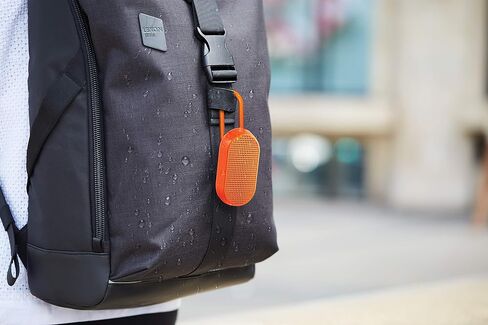Lexon MINO T Portable Bluetooth Speaker for outdoor use, Water Resistant IPX4 and rechargeable - Orange Fluo in Kuwait
