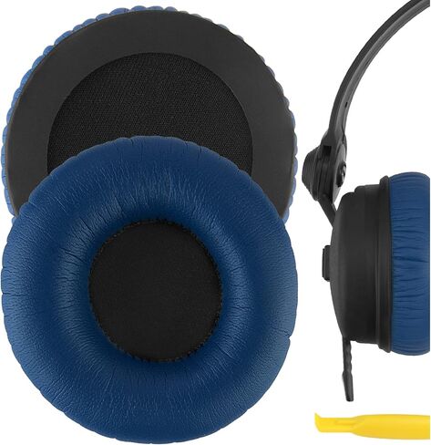 وسائد أذن بديلة من Geekria QuickFit لسماعات Sennheiser HD25، HD25SP، HD25 Lite، HD25 Plus، HD25 Limited 75th Anniversary Edition وسائد الأذن، قطع إصلاح غطاء أكواب الأذن (أزرق) in Saudi Arabia