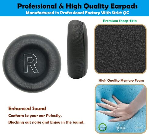 Premium Sheep-skin Headphone Earpads Headset Replacement Ear Pads Compatible with B&O Beoplay H9i /H9 /H7 Headphones ONLY (NOT for B&O H9 3rd Gen) in Saudi Arabia