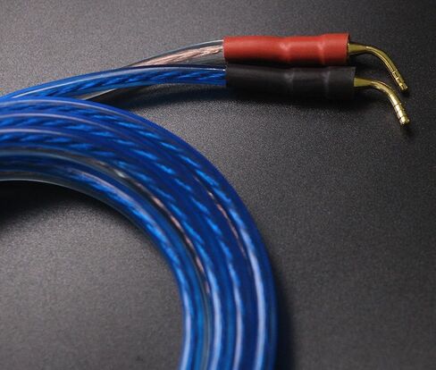KK ZB-ZB 1pair Set(Total 8 pin Plug) HiFi OFC Speaker Wire, Pin Type Plug to Pin Type Plug in Saudi Arabia