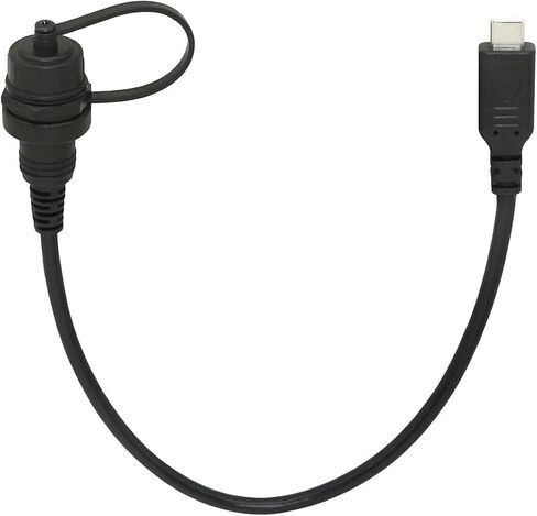 PENGLIN USB نوع C 3.0 كابل تمديد فلوش ماونت، USB C 3.0 سنادات بالسيارة تمديد داش كابل ذكر إلى أنثى (12 بوصة) in Kuwait