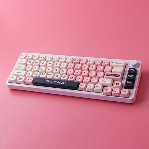 PBT Keycaps 147 مفتاحًا أغطية مفاتيح بلاستيكية وردية صبغ التسامي XDA Profile أغطية مفاتيح مخصصة أغطية مفاتيح لطيفة لـ Cherry Gateron MX Switches لوحات المفاتيح الميكانيكية in Kuwait