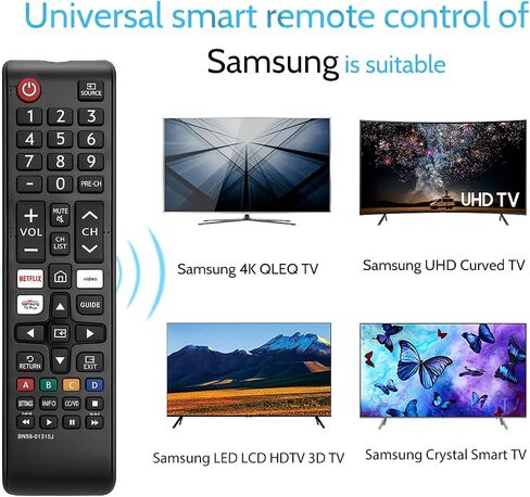 【Pack of 3】 Universal Remote Replacement for All Samsung TV Remote Replacement for All Samsung Smart TV LED LCD HDTV 3D Series TV BN59-01315J in Saudi Arabia
