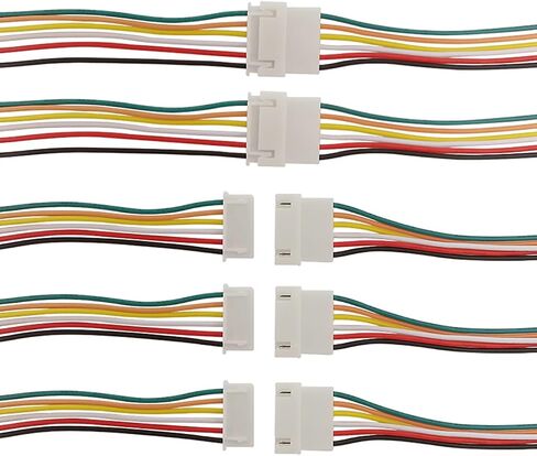 20Pairs JST XH 2.54mm 3Pins Connector, 2.54mm Pitch Female and Male JST Connection Plug Header Expansion Wire with 200mm 26AWG Cable in Kuwait