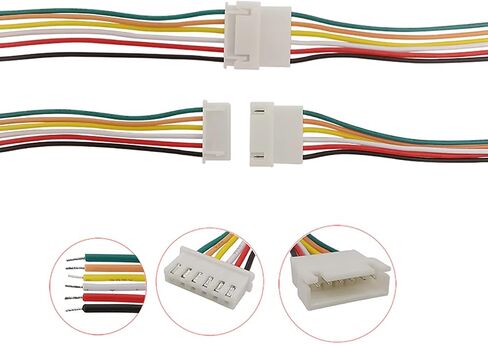 20Pairs JST XH 2.54mm 3Pins Connector, 2.54mm Pitch Female and Male JST Connection Plug Header Expansion Wire with 200mm 26AWG Cable in Kuwait