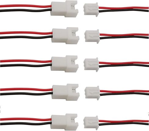 20Pairs JST XH 2.54mm 3Pins Connector, 2.54mm Pitch Female and Male JST Connection Plug Header Expansion Wire with 200mm 26AWG Cable in Kuwait
