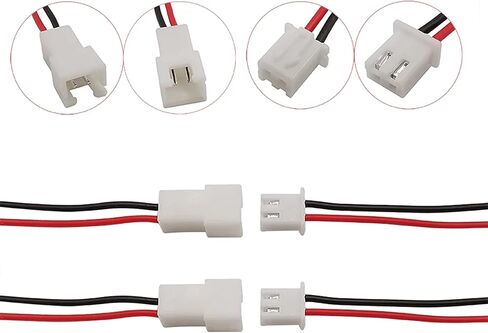 20Pairs JST XH 2.54mm 3Pins Connector, 2.54mm Pitch Female and Male JST Connection Plug Header Expansion Wire with 200mm 26AWG Cable in Kuwait