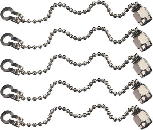 Boobrie RF Connector Accessories Protective Cover SMA Dust Cap SMA Coax Cap Have Chain for SMA Female Jack Adapter Connector Nickel-Plated Pack of 2 in Kuwait