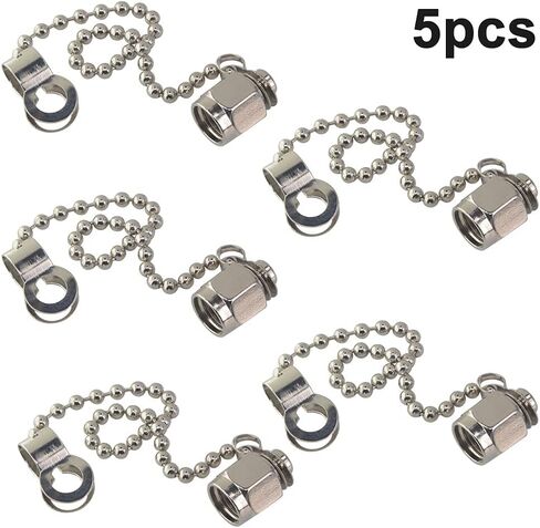 Boobrie RF Connector Accessories Protective Cover SMA Dust Cap SMA Coax Cap Have Chain for SMA Female Jack Adapter Connector Nickel-Plated Pack of 2 in Kuwait