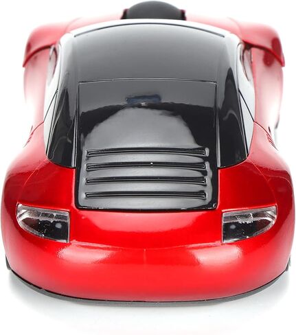 2.4GHz Car Mouse, 3D Sport Car Shape Ergonomic Optical Mice with USB Receiver, 1600 DPI Computer Mouse with LED Light for PC Laptop Computer Kids Girls Small Hands (Red) in Kuwait