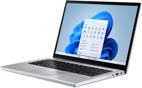 لاب توب آيسر أسباير 3 سبين 2 في 1، شاشة لمس 14 بوصة 1920 × 1200 WUXGA IPS، معالج 8 كور i3-N305 (يصل إلى 3.8 جيجا هرتز)، ذاكرة الوصول العشوائي 8 جيجابايت، 512 جيجابايت SSD، واي فاي 6، HDMI، USB-C، BT ، كاميرا ويب، PDG HDMI، ويندوز 11 برو، فضي نقي in Saudi Arabia