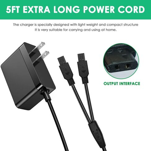 سلك طاقة شاحن بديل متوافق مع جهاز التدريب عن بعد SportDOG SD-425 SD-425S SD-425CAMO SD-825 مزود محول الطاقة in Kuwait