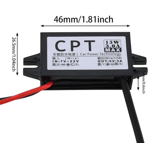 محول تيار مستمر 12 فولت إلى 5 فولت محول طاقة USB صغير وحدة محول باك وحدة إنذار حلقة لوحة المفاتيح محول التنحي وحدة متوافقة مع لوحة مفاتيح إنذار الحلقة USB المكونات المستقيمة in Saudi Arabia