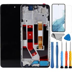 for OnePlus Nord N30 5G LCD Display Touch Digitizer Screen Replacement for Nord N30 Screen Replacement with Frame CPH2513 CPH2515 Assembly with Repair Tools 6.7 Inch Black