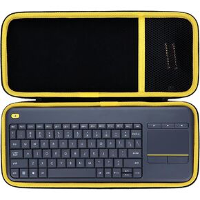 Hard Carry Case Compatible with Logitech K400 Plus Wireless Touch with Easy Media Control and Built-in Touchpad