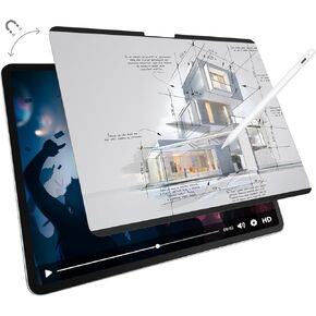 MAGEASY for 2024 iPad Pro 13" Paper-Feel Magnetic Screen Protector, Write & Draw Like on Paper, Detachable & Reusable, Matte Finish - EasyPaper Pro