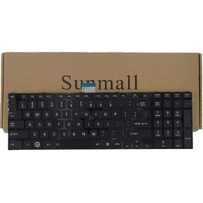 Laptop Keyboard replacement (with FRAME) Compatible with Toshiba Satellite c850 c855 c855d l850 l855 c875 c875d l875d p850 p855 p875d Black US Layout
