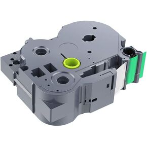 1PK White on Green Standard Laminated Label Tape Compatible for Brother P-Touch TZe-755 TZ755 TZe755(24mm x 8m)