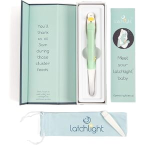 Sleep Friendly Night Light for Breast/Bottle Feeding. Unique Tip for Positioning Baby's Lips for Improved Latch. A Must Have for Baby Shower, Registry, Nursery, & Pregnancy Hospital Bag. in Saudi Arabia