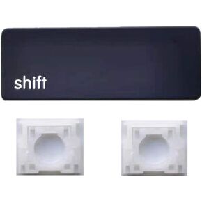 Replacement Individual AP08 Type Left shift KeyCap and Hinges for MacBook Pro Model A1425 A1502 A1398 for MacBook Air Model A1369/A1466 A1370/A1465 Keyboard to Replace The Left SHIFT Key Cap and Hinge