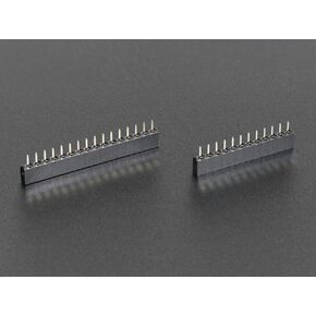 Adafruit Short Feather Headers Kit - 12-pin and 16-pin Female Header Set [ADA2940]
