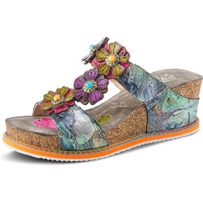 Spring Step L'Artiste Women's Berti Sandals Grey Multi EU 40 / US 9
