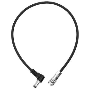 KONDOR BLUE 14" DC Male 5.5/2.5 to 2-Pin Weipu Style Braided Power Supply Cable | Compatible with many DC plug battery options including BMPCC 4K/6K, The Sony NP series, and MOZA Air 2 | Black
