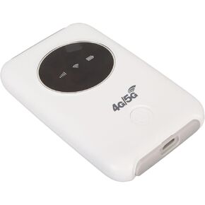 Portable Router for Traveling, 4G LTE USB Hotspot 300Mbps Unlocked Modem, support B1/2/3/5/7/8/20/40 Band, with SIM Slot, Built in 3200MAh, Connect Up to 10 Devices