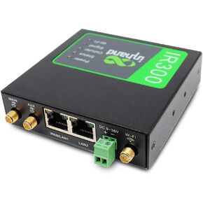 Networks InRouter302 Compact Industrial 4G LTE Cat4 + Wi-Fi Router/Supports Both Cat 4, Cat 1 Cat M1/NB IoT Networks/Dual-SIM Slot/Dual Ethernet [IR302-FQ38-WLAN]