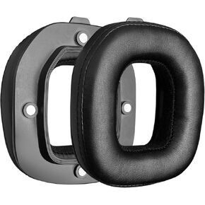 A40 Replacement Earpads Memoery Foam Ear Cushion Covers Compatible with Headset Earpads, Ear Cups Cover Repair Parts (Black)