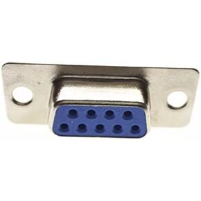 10pcs/lot RS232 Parallel Serial Port DB9 9 Pin D Sub Female Solder Connector DB9 Socket Plug COM Adapter