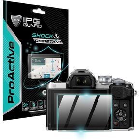 IPG ProActive for Olympus OM-1 Mark II / OM-D E-M10 Mark IV / Tough TG-7 Camera Display (2 Units) 9H Hardness Screen Protector Smooth Glass Touch Ultra Responsive High Clarity Anti Scratch Smudge & Shock Proof Nano Technology Guard (OM-1 Mark II)