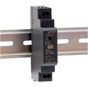 Mean Well HDR-15 Series HDR-15-24 15W Ultra Slim Step Shape DIN Rail (HDR-15-24)