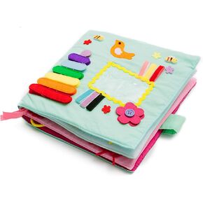 play with Quiet book, Montessori Toy Book, Creative and Basic Skill, Educational toy, Toddler activity book, Busy book, Toy book