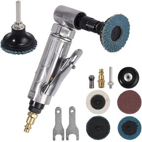 EYPINS Air Die Grinder,1/4" Air Right Angle Die Grinder,90 Degree Heavy Duty 20000RPM Pneumatic Grinder, Compressed Sander Polisher Tool