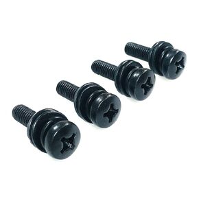 Wall Mount Screws Compatible with Samsung UN43CU7000DXZA (UN43CU7000D) - 43 Inch CU7000 Series 2023 Model TV - Complete Wall Mounting Bolt Set (Pack of 4)