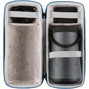 for Bose SoundLink Revolve Case,EVA Hard Shell Protective Storage Bag Travel Carrying Case for Bose SoundLink Revolve Portable Bluetooth Speaker (Black)