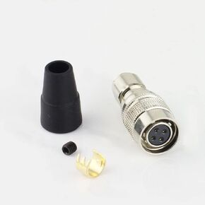 DRRIHirose 6 pin Female Power Cable Connector HR10A-7P-6S for Basler AVT CCD CMOS Industrial Camera (Female Plug, 6Pin)