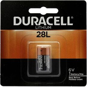 Duracell 28L Lithium Battery Replacement for 46V 2CR11108, L544, PX28L