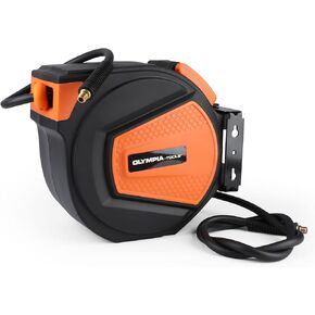 Olympia Tools 3/8 IN x 50 FT Retractable Air Hose Reel