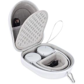 EVA Hard Case for Sony WH-CH510/WH-CH520/JBL Tune 510BT/500BT/ Live400BT Noise Canceling Wireless Headphones,Premium Travel Protective Carrying Storage Bag(White)