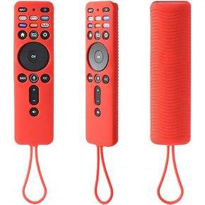 Glow Green Protective Silicone Remote Case Compatible with VIZIO XRT260 Smart TV Remote Control, Anti-Slip, Shockproof, Washable with Lanyard(Upgraded-Glow in Dark Green)