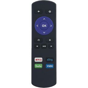 Replacement IR Remote Control fit for Roku 1 2 3 4 (HD, LT, XS, XD) Player, Roku Express; DO NOT Support Roku Stick or Roku TV; DO Not Support Headphone, Game or Voice Search