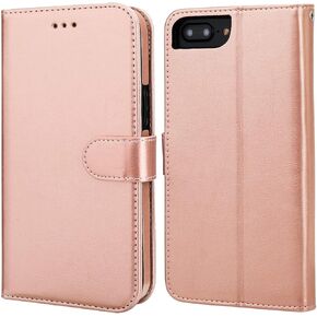 Bocasal iPhone SE (2022)/SE (2020)/8/7 Wallet Case with Card Holder PU Leather Kickstand Shockproof Protective Wrist Strap Flip Cover for iPhone SE3/SE2/8/7 4.7" (Brown)