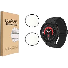 2-Pack Design for Fitbit Galaxy Watch 5 Pro（45mm） Screen Protector,Premium PMMA Protection Crystal Clear Film [Not Glass] Anti-Scratch, Self Healing