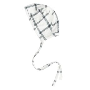 Copper Pearl Baby Bonnets: Ultra-Soft, Comfy to Wear, Tie-On Infant Sun Hat for Protection Against UV Rays, Trendy Coordinating Designs Swaddles, 3-6 Months - Ledger