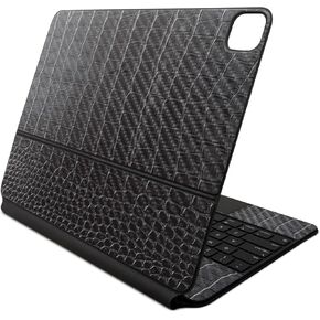 Skin Compatible with Apple Magic Keyboard for iPad Air 13-inch (M2) 2024 - Black Gator Skin - Premium 3M Vinyl Protective Wrap Decal Cover - Easy to Apply | Crafted in The USA by MightySkins