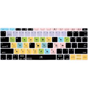 HRH Ableton Live Hotkey Silicone Keyboard Cover Skin for MacBook Pro 13" A1708 A1988 No Touch Bar 2018 2017 2016 Release and for MacBook 12" A1534 (2015)&A1931(2018) USA Layout Protective Skin