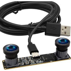 ELP 1200P 60fps وحدة كاميرا USB مجهر للكمبيوتر زاوية واسعة 4MP عدسة مزدوجة Lightburn مزامنة كاميرا الكمبيوتر كاميرا ويب عالية السرعة لأجهزة الكمبيوتر المحمول Mini USB2.0 كاميرا أمان USB مدمجة